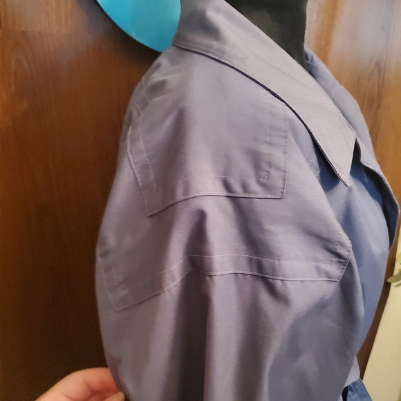 Vintage London Fog Periwinkle "car coat" - Picture 14 of 15